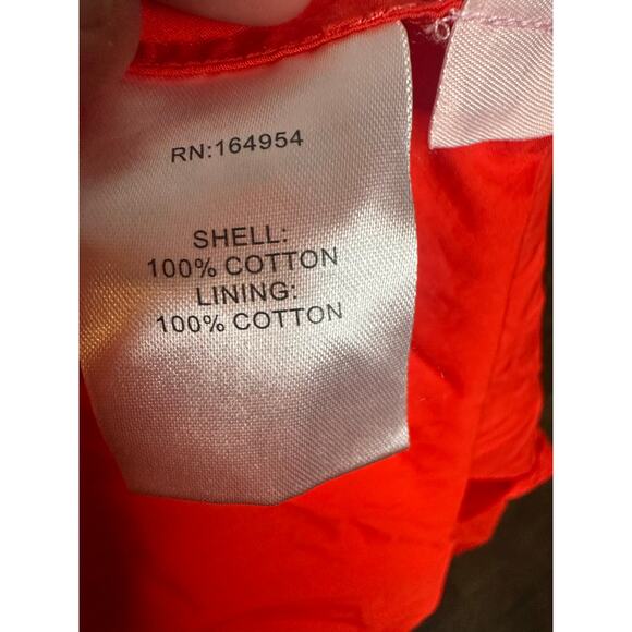 TOCCIN x RTR Red Sweetheart Neckline Strapless Flowy Skirt Midi Dress Size 14 - Picture 12 of 16